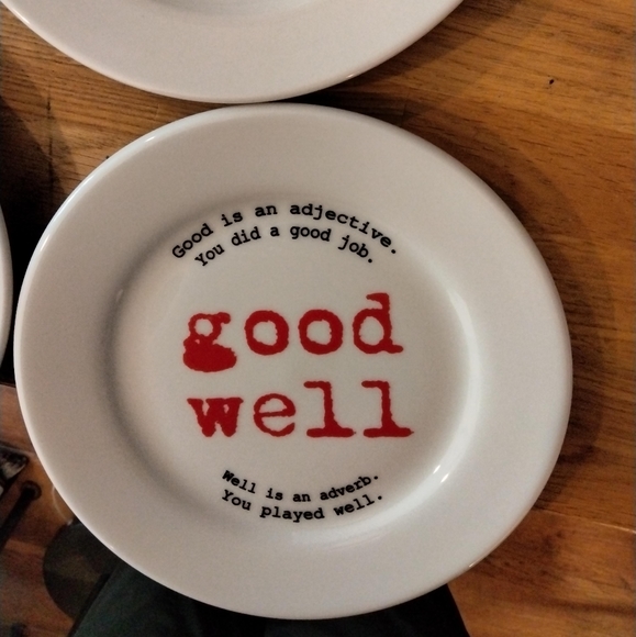 RARE full set! Tuxton GrammarWare 4 piece grammar hammer plate set - Picture 4 of 6